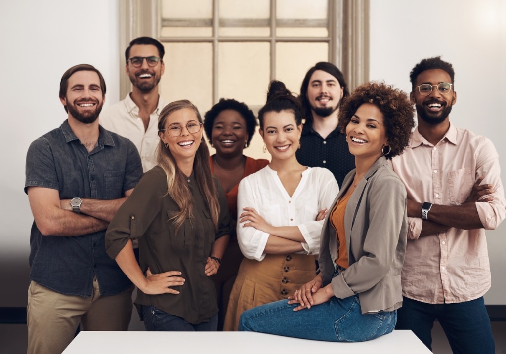 A team using Humana to manage performance